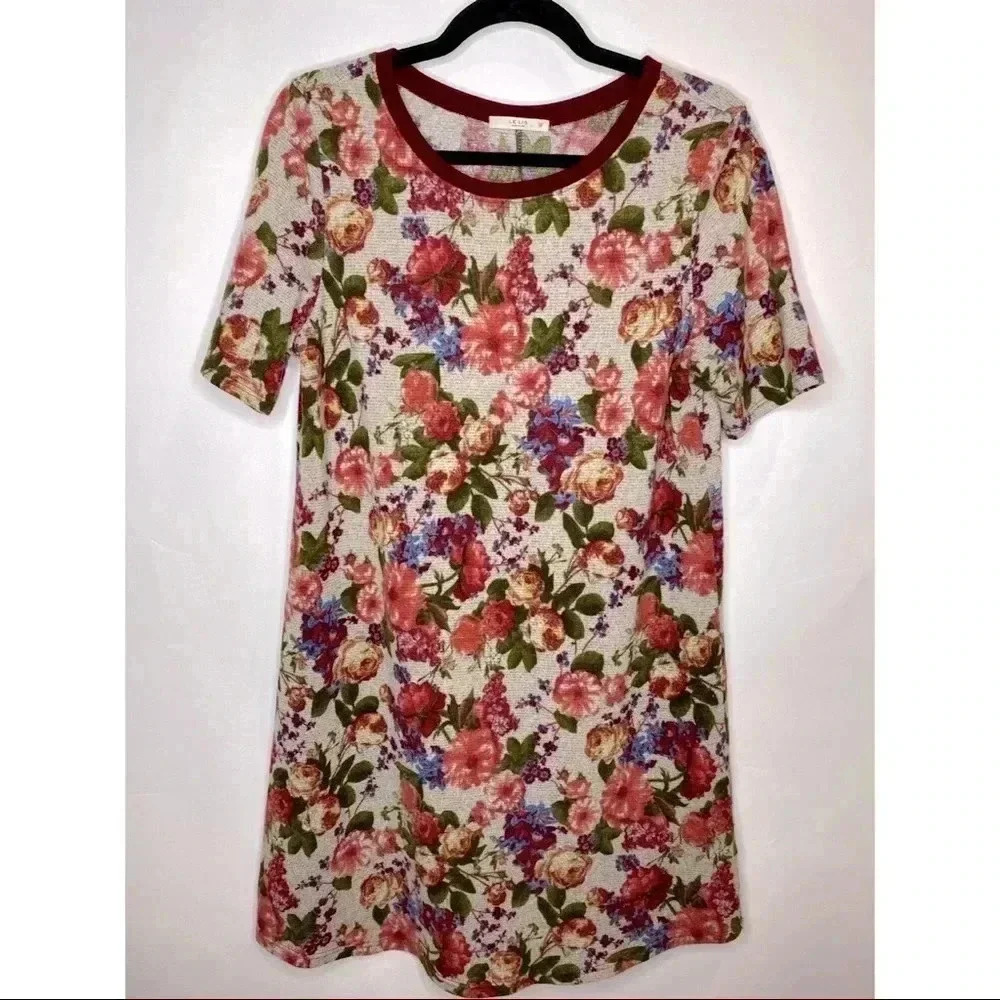 Le Lis Floral Print Shift Dress Size Large​​